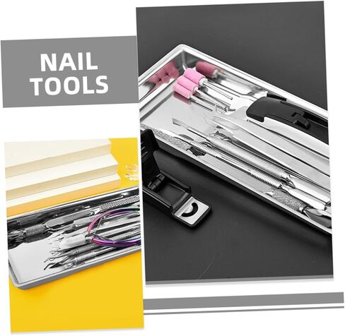 Stainless Steel Lab Tray for Beauty Salon Manicure Tools Small Instrument Organizer Tray for Tattoo Supplies and Medical Instruments in Saudi Arabia