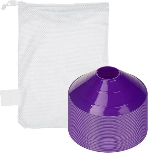 Champion Sports Set of 25 Purple Cones with Mesh Bag in Saudi Arabia