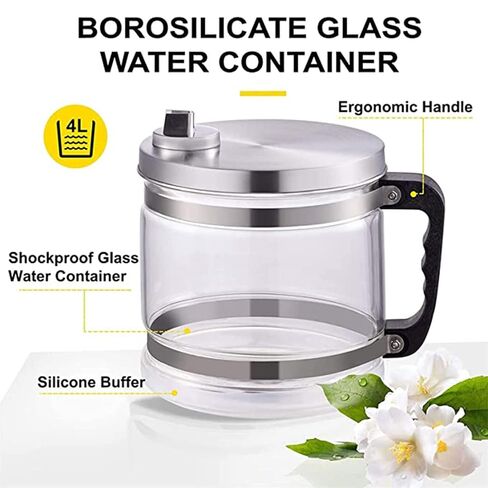 304 Stainless Steel Water Distiller Machine for Home & Office, Digital Display Purifier with Smart Switch, Countertop Distilled Water Maker, Efficient Water Filter System in Kuwait