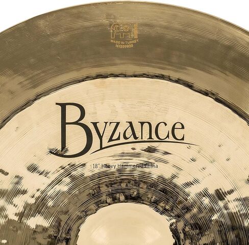 Meinl Cymbals Byzance 18" Brilliant Heavy China — Made in Turkey — Hand Hammered B20 Bronze, 2-Year Warranty (B18HHCH-B) in Saudi Arabia