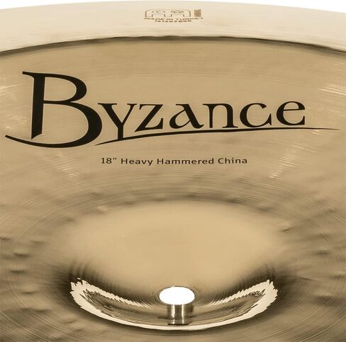 Meinl Cymbals Byzance 18" Brilliant Heavy China — Made in Turkey — Hand Hammered B20 Bronze, 2-Year Warranty (B18HHCH-B) in Saudi Arabia