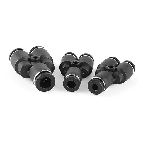 Pneumatic Quick Connector PU PV PE PY Hose 3mm 4mm 5mm 6mm T-Shaped Quick Connector Y-Shaped Quick Connector(PE-3) in Saudi Arabia