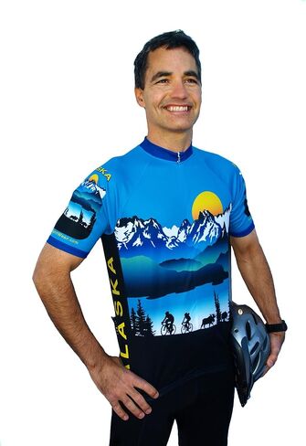 Free Spirit Wear Alaska Scenic Cycling Jersey in Saudi Arabia