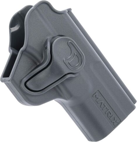 Evike Airsoft - EMG Matrix Hardshell Adjustable Holster for SAI BLU Series Airsoft Pistols (Color: Grey/No Attachment) in Kuwait