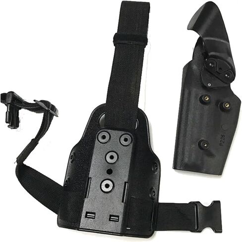 Tactical Gun Accessories Airsoft Shooting Gun Holster P226 Pistol Right Hand Leg Holster Hunting Thigh Holster in Saudi Arabia