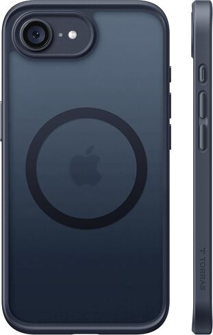 TORRAS Magnetic Shockproof for iPhone 16 Case, [18N Mighty Magnetic] [12FT Military Grade Drop Tested] [Fit for MagSafe] Protective Hard Back Plastic Slim Phone Case for iPhone 16 6.1", Black Titanium in Kuwait
