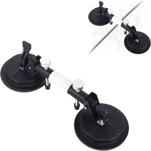Countertop Alignment Clamps, Adjustable Seamless Seam Setter with Vacuum Suction Cups, Laminate Floor Vacuum Suction Cups Tools for Granite, Marble, Stone, Slab, and Glass, Home DIY Use in Kuwait