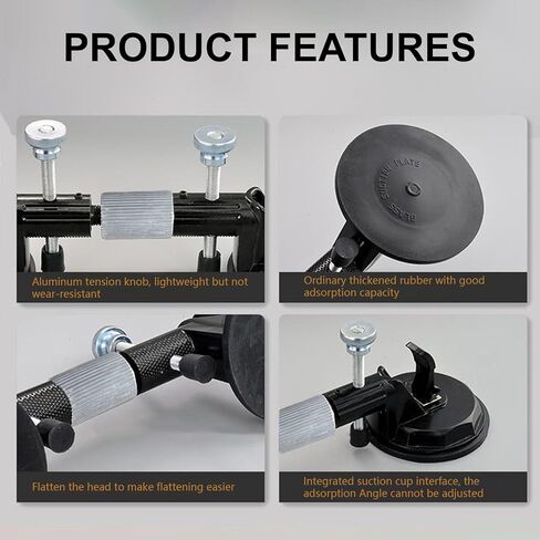 Countertop Alignment Clamps, Adjustable Seamless Seam Setter with Vacuum Suction Cups, Laminate Floor Vacuum Suction Cups Tools for Granite, Marble, Stone, Slab, and Glass, Home DIY Use in Kuwait