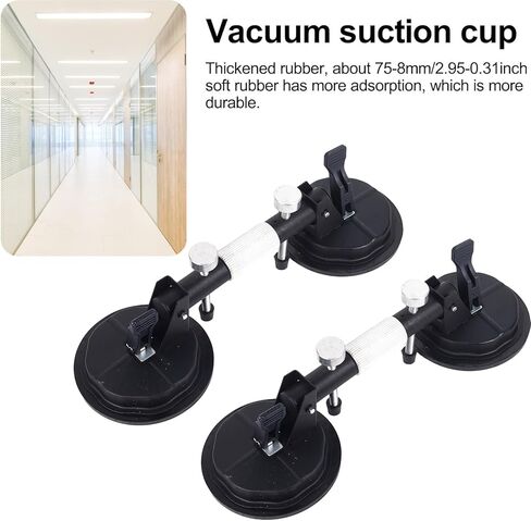 Countertop Alignment Clamps, Adjustable Seamless Seam Setter with Vacuum Suction Cups, Laminate Floor Vacuum Suction Cups Tools for Granite, Marble, Stone, Slab, and Glass, Home DIY Use in Kuwait