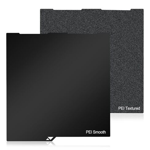 257x257mm Black PEI Double Sided Build Plate for Bambu Lab P2S/A1/X1C/X1/X1E/P1P/P1S, Smooth PEI+Textured PEI Spring Steel Plate Flexible Plate for Bambu Labs 3D Printer in Kuwait
