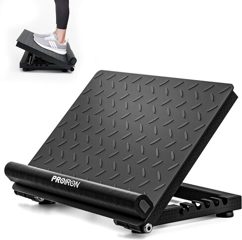 PROIRON Steel Slant Board for Calf Stretching，Calf Stretcher Slant Board for Squats 5 Adjustable Incline Angles，Incline Board 660lbs Weight Capacity for Ankle Stretching Training Home Gym in Kuwait