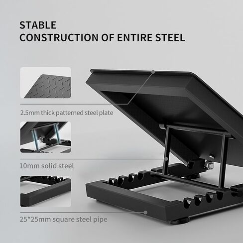 PROIRON Steel Slant Board for Calf Stretching，Calf Stretcher Slant Board for Squats 5 Adjustable Incline Angles，Incline Board 660lbs Weight Capacity for Ankle Stretching Training Home Gym in Kuwait