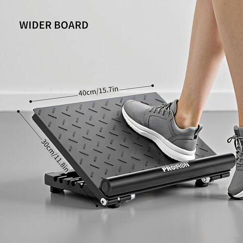 PROIRON Steel Slant Board for Calf Stretching，Calf Stretcher Slant Board for Squats 5 Adjustable Incline Angles，Incline Board 660lbs Weight Capacity for Ankle Stretching Training Home Gym in Kuwait