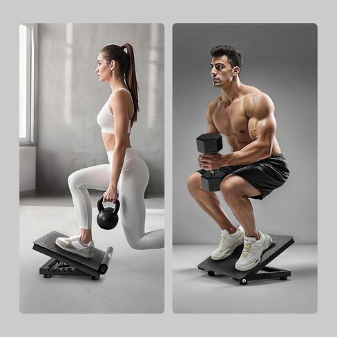 PROIRON Steel Slant Board for Calf Stretching，Calf Stretcher Slant Board for Squats 5 Adjustable Incline Angles，Incline Board 660lbs Weight Capacity for Ankle Stretching Training Home Gym in Kuwait