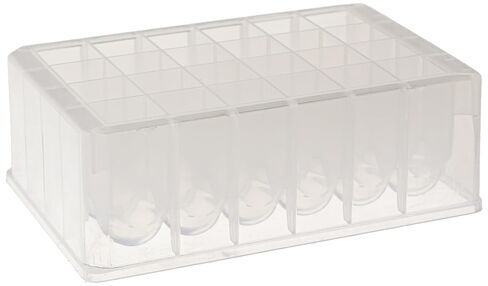 Whatman 7701-5102 Natural Polypropylene 24 Wells Uniplate Collection and Analysis Microplate with Round Well Bottom, 10mL Volume (Pack of 25) in Saudi Arabia