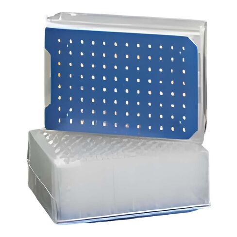 07-3075MB-300 µL-Plates Sampling System Convenience Kit with Blue Cap Mat Precut PTFE/Silicone Septa, Silanized Conical Inserts Installed, Clear, 500µL in Saudi Arabia