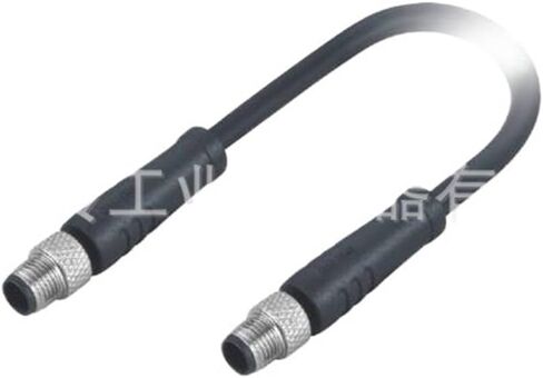 M5 Connector A-Code 4Pin Female Straight Head (Precast) with Wire Waterproof Aviation 1M in Kuwait