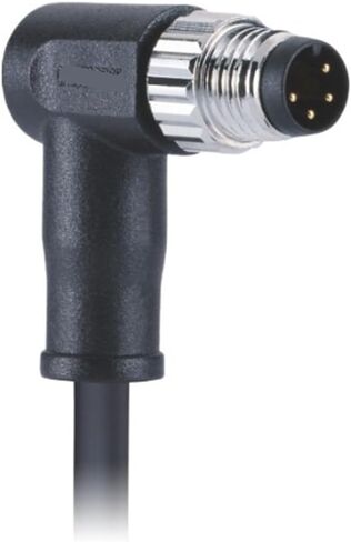 M8 connector A-Code 4Pin male elbow precast waterproof anti-vibration loose oil resistant cold resistant high temperature aviation in Kuwait