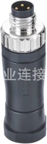 M8 موصل A-Code 3Pin ذكر تجميعها الصناعية موصل مقاوم للمياه البلاستيك قذيفة الطيران in Kuwait