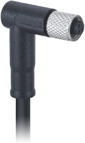 M5 Connector A-Code 3Pin Female Elbow Precast with Wire Waterproof Aviation 2M in Kuwait