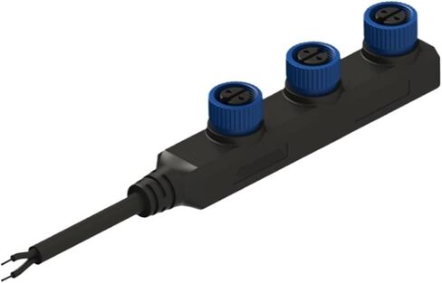 Street light module CSA one-out three-way output M15 terminal block 1-3 waterproof connector LED street light male and female docking(DH-3SW) in Kuwait