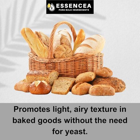 Potassium Bicarbonate 2lb by Essencea Pure Bulk Ingredients | Electrolyte and Leavening | Pure & Undiluted Potassium Supplement in Kuwait