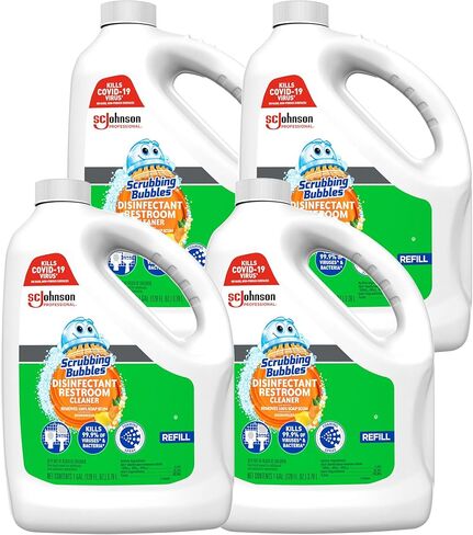 SC Johnson Professional Scrubbing Bubbles Disinfectant Restroom Cleaner, 128oz / Case Qty 4 in Kuwait
