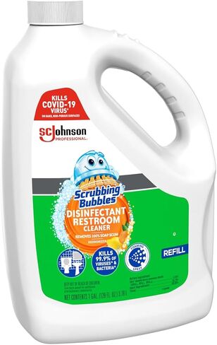 SC Johnson Professional Scrubbing Bubbles Disinfectant Restroom Cleaner, 128oz / Case Qty 4 in Kuwait