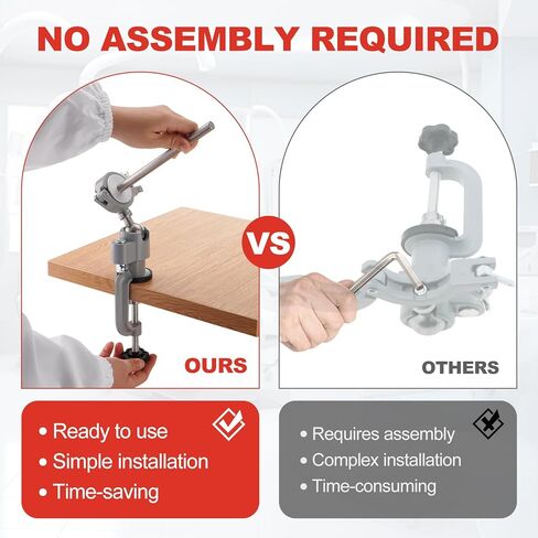 PER4MANCE Dental Typodont Mounting Pole: 360° Rotating & No Assembly Required, Ideal for Education and Training（Typodont Teeth Model is NOT Included） in Kuwait