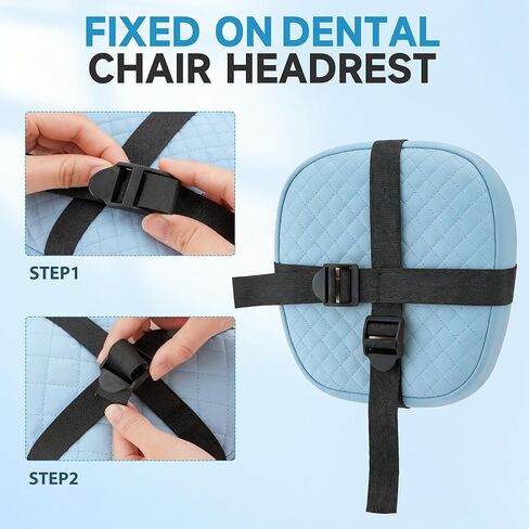 Dental Simulator Mannequin Transparent Head, Typodont Teeth Head Model Fixed on Dental Chair with Detachable Teeth, 180° Adjustable Rotation, Dental Clinic Education Practical Demonstration in Kuwait