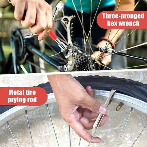 8 Pieces Bike Spoke Wrenches, Bicycle Spoke Wrench Tools, Bicycle Rim Truing Tool Set, Bike Rim Correct Kit, Bikes Repair Tool Kit in Kuwait