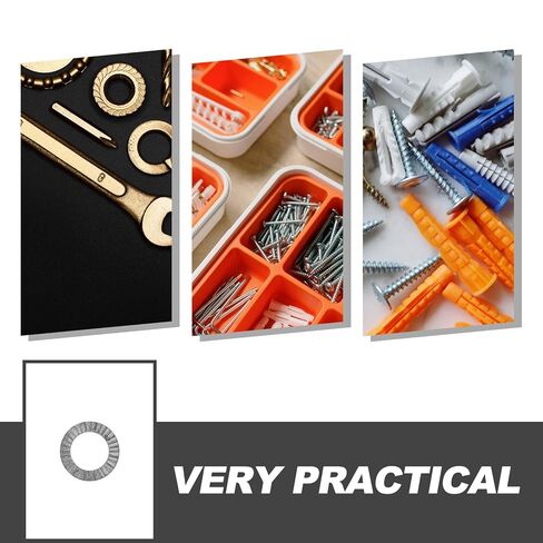 20 قطعة M10 المنغنيز الصلب إسفين قفل غسالات مكافحة تخفيف قفل غسالات للبراغي والمسامير استخدام السيارات الصناعية in Kuwait