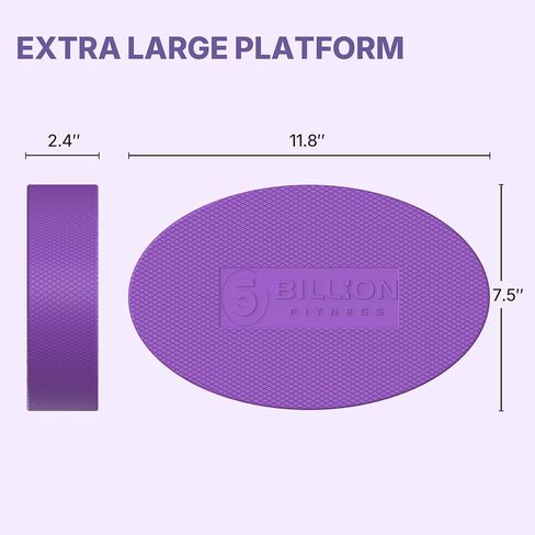وسادة ركبة لتمارين اليوجا من 5 مليار - وسادة ركبة لليوجا خالية من الألم واليوجا والبيلاتس واللياقة البدنية ودعم الكوع والمعصم والركبة (أرجواني) in Kuwait