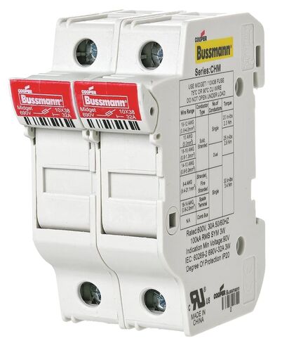 Cooper Bussmann CHM2DU 10X38 Midget Fuse for MFH, 2 Pole, 30 Amp, 600V in Saudi Arabia