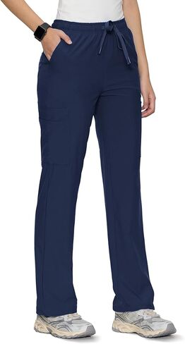 Women’s Scrub Pants –Drawstring Soft Stretch, Anti-Wrinkle Women's Scrub Pants with 6 Pockets in Saudi Arabia