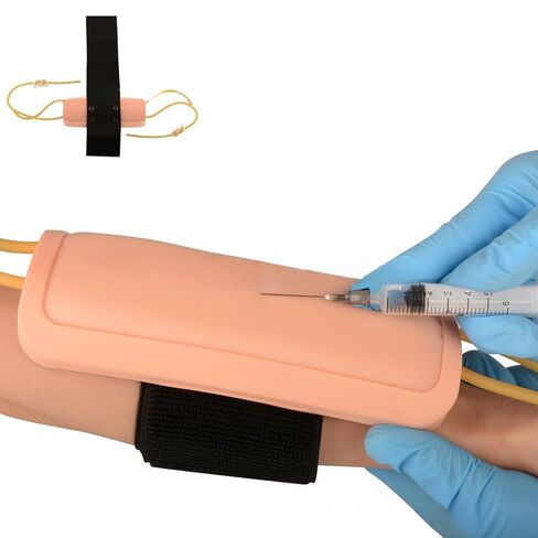 Wearable IV Practice Kit,Intradermal Injection Training Pad for Medical Student Training Course, Nurse Injection pad,Suture Practice Complete kit（2tube） in Kuwait