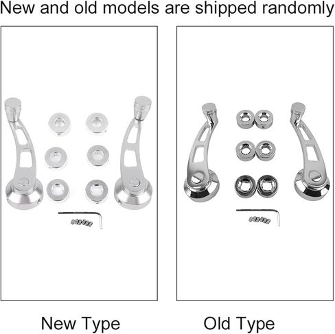 Acouto Window Crank Handles for for for Older Car Auto Interior Window Crank Handle Replacement Set with Nuts Screws and Small Handle for Hexagonal Screw in Saudi Arabia