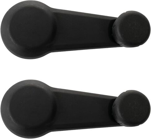 TRQ Window Crank Handle Set Driver & Passenger Side Compatible with 2004-2012 Chevrolet Colorado GMC Canyon 2006 Isuzu i-280 2007-2008 i-290 i-370 2009-2012 NPR in Saudi Arabia