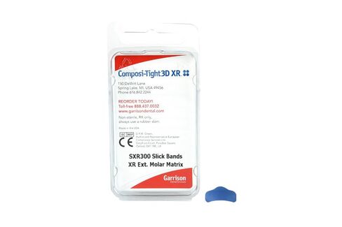 مصفوفات Garrison SXR300 Slick Bands XR Molar مع امتداد أزرق 6.4 مم 60/عبوة in Kuwait