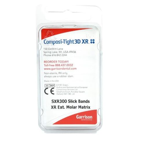 مصفوفات Garrison SXR300 Slick Bands XR Molar مع امتداد أزرق 6.4 مم 60/عبوة in Kuwait