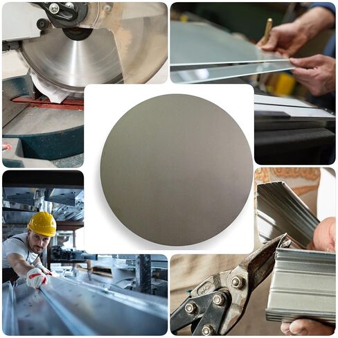 1/16" (.0625) Stainless Steel Disc x 4.00" Diameter, 304 SS, 16ga, Round, Circle Metal Craft Industrial Precision DIY Metal Custom Fabrication Machined Parts Mechanical Components Durable Material in Saudi Arabia