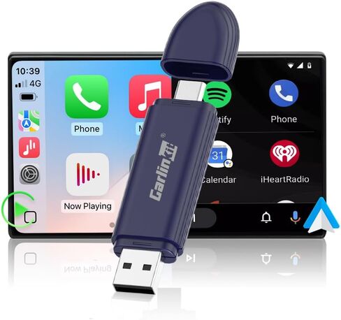 CarlinKit Mini SE Pro 2-in-1 Wireless Adapter for CarPlay/Android Auto Dongle, Convert Wired to Wireless - Stability Automatic Connection, Easy Setup & Compatibility Cars from 2016 in Kuwait