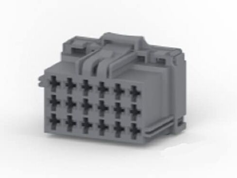 موصل اتصال Te، Rcpt، 18 نقطة، 3 صفوف، 5 مم - 8-968974-1 in Kuwait