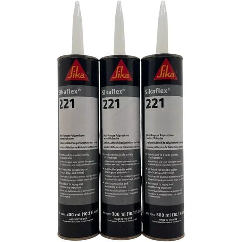 Belgrade Parts & Service, Inc. Sikaflex-221 Gray Adhesive and Sealant 10.1 fl. oz Tubes (3pk) 017-90892 in Saudi Arabia