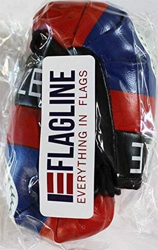 Belize - Novelty Mini Boxing Gloves with Black Snap Connection in Kuwait