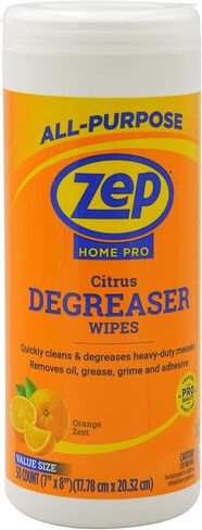 Zep Home Pro Citrus Degreaser Wipes 50 count- R59012 - Quickly cleans and degreases heavy-duty messes in Saudi Arabia