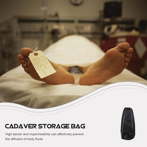 NUOBESTY Cadaver Body Bag Large Capacity Body Storage Pouch Anti-Leakage Funeral Corpse Handling Bag for Hospital and Mortuary Use in Saudi Arabia
