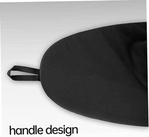 تنورة رش كاياك مقاومة للماء لقمرة القيادة، ملحق أسود للتجديف لحماية الرياضات المائية in Kuwait