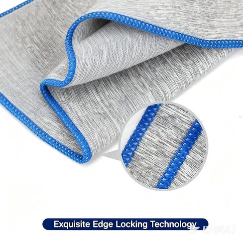 مناشف رياضية من الألياف الدقيقة 3 عبوات، منشفة تمرين سريعة الجفاف، منشفة عرق سريعة الجفاف للرجال والنساء، معدات التمرين، اليوغا، التخييم، المشي لمسافات طويلة، هدايا الصالة الرياضية - 16x26.8 بوصة، رمادي منقط in Kuwait