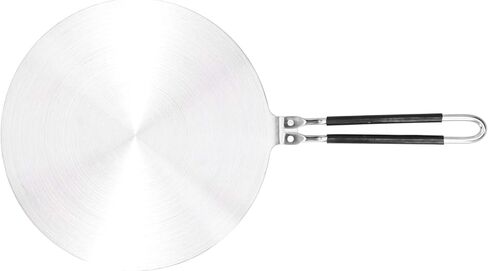 Stainless Steel Heat Diffuser Induction Adapter Plate with Anti-scalding Silicone Handle Universal for Gas Electric Cookers Kitchen Utensil Various Pots in Kuwait